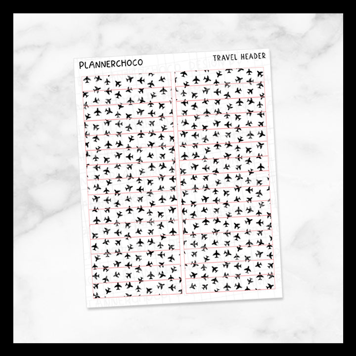 Airplane / Header / Foiled
