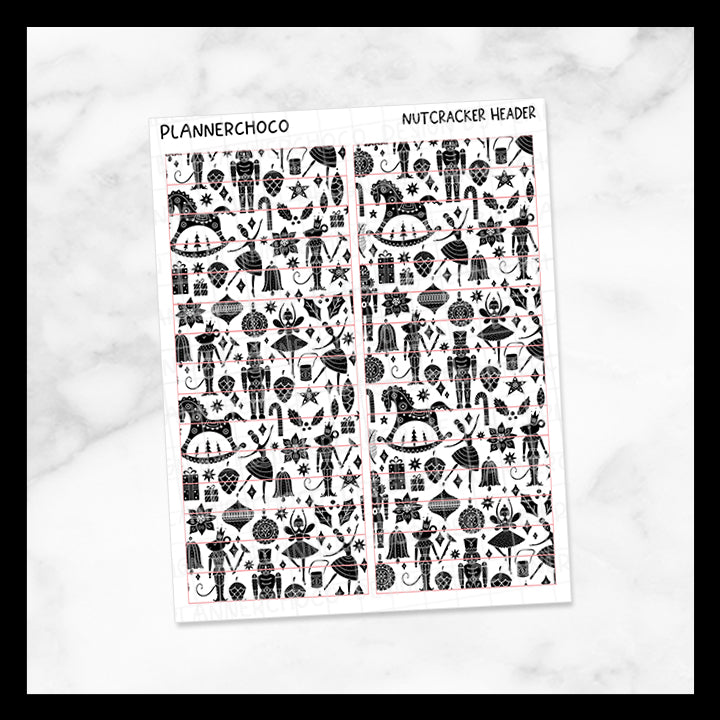 Nutcracker / Pattern Header 2.0 / Foiled