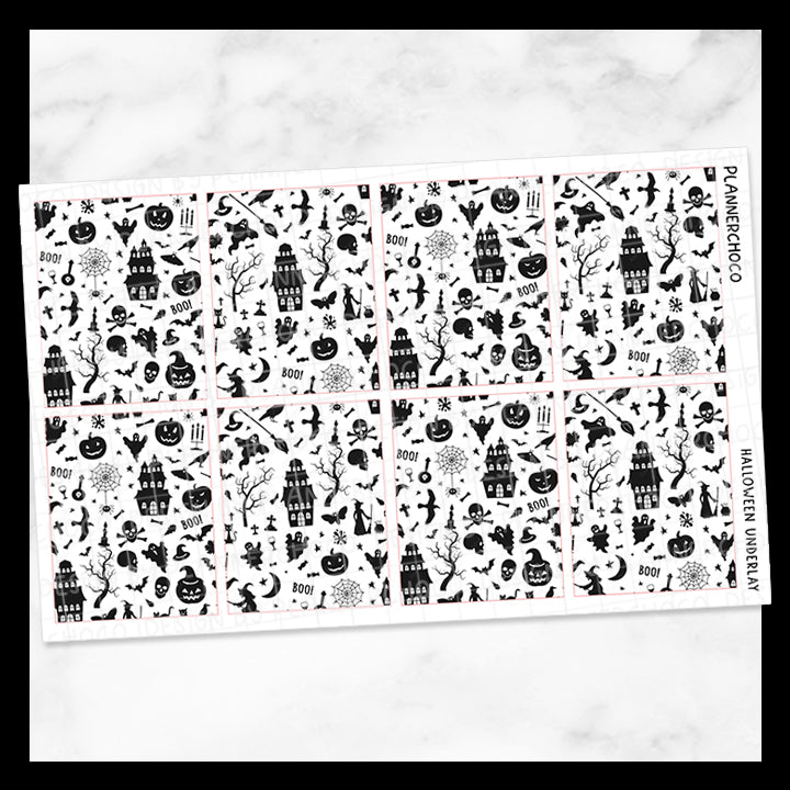 Halloween / Pattern Underlay Box 5.0 / Foiled