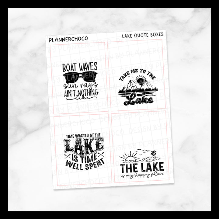 Summer Lake / Quote Full Box 1.0 / Foiled