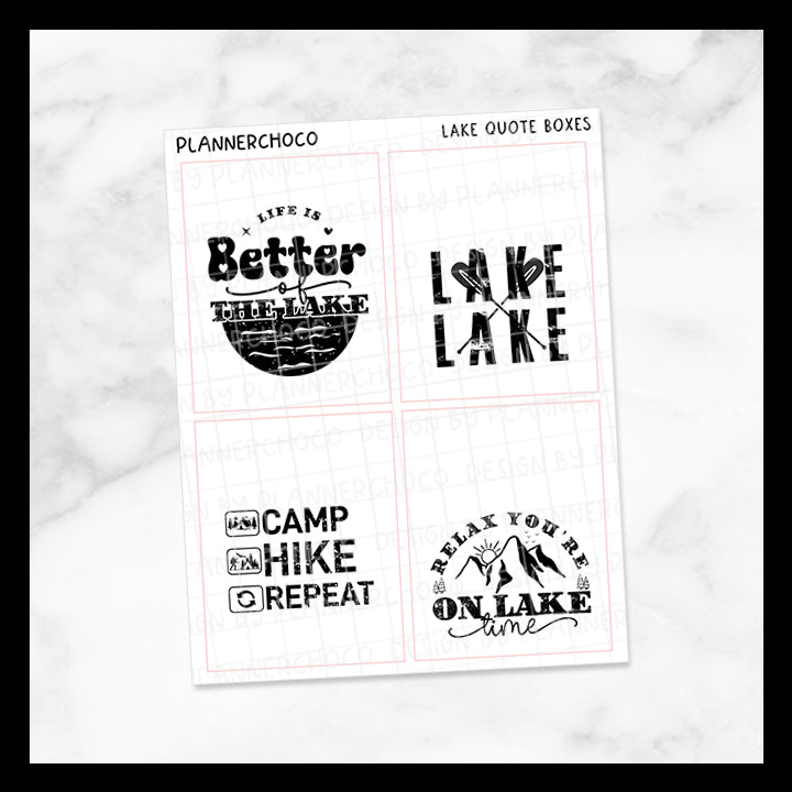 Summer Lake / Quote Full Box 2.0 / Foiled