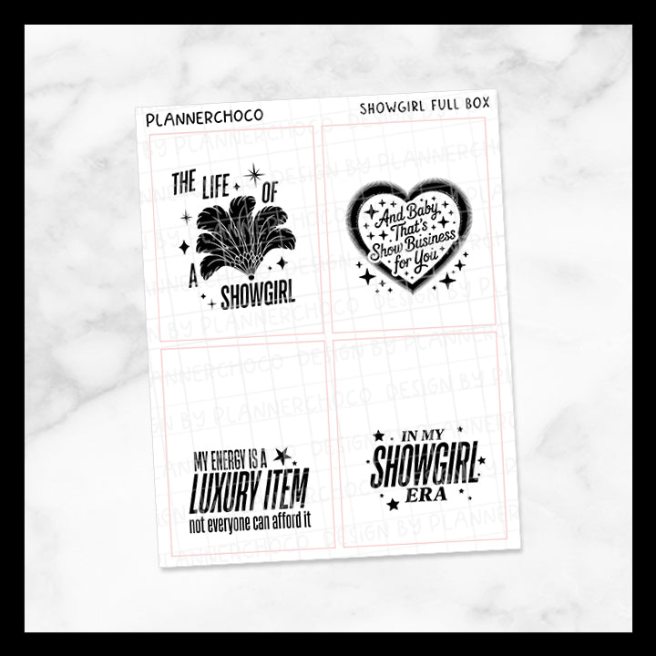 Showgirl / Quote Full Box 1.0 / Foiled