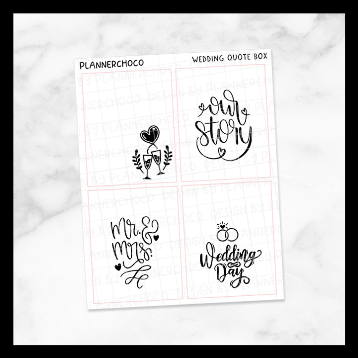 Wedding / Quote Full Box 1.0 / Foiled