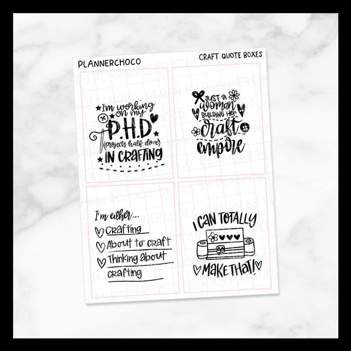 Craft / Quote Full Box 1.0 / Foiled