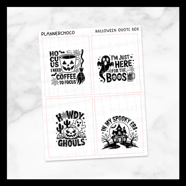 Halloween / Quote Full Box 20.0 / Foiled