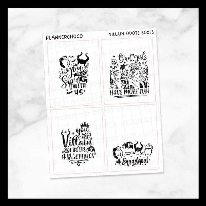 Villain / Quote Full Box 2.0 / Foiled