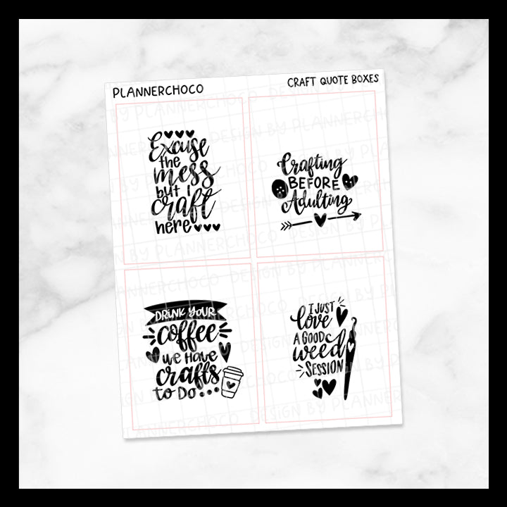 Craft / Quote Full Box 2.0 / Foiled