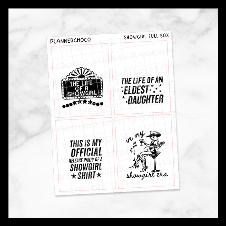 Showgirl / Quote Full Box 2.0 / Foiled