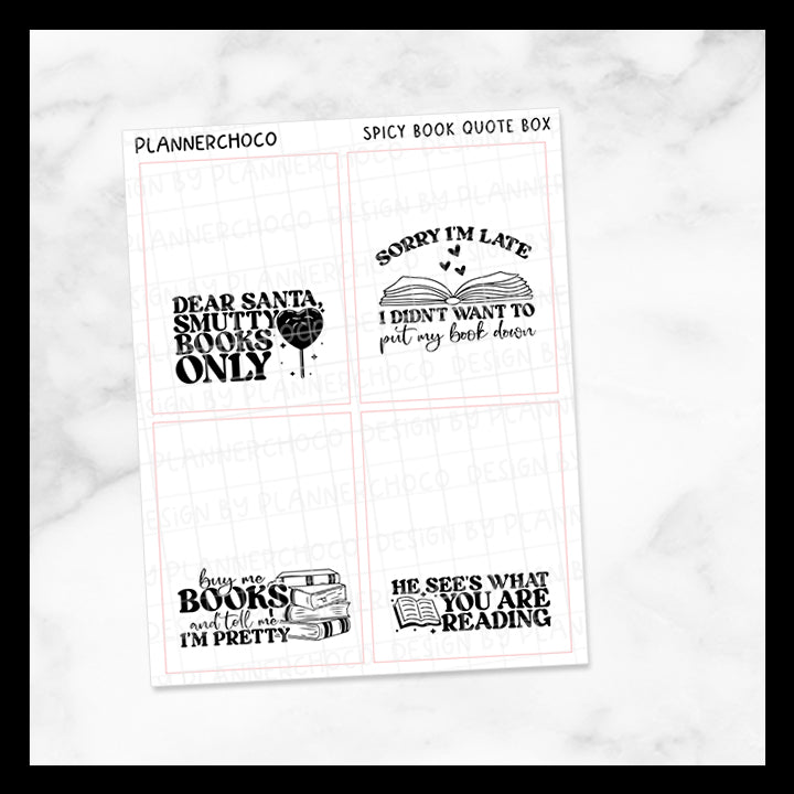 Spicy Book / Quote Full Box 3.0 / Foiled