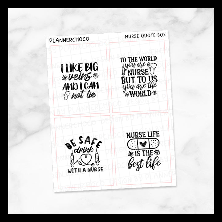 Nurse / Quote Full Box 4.0 / Foiled