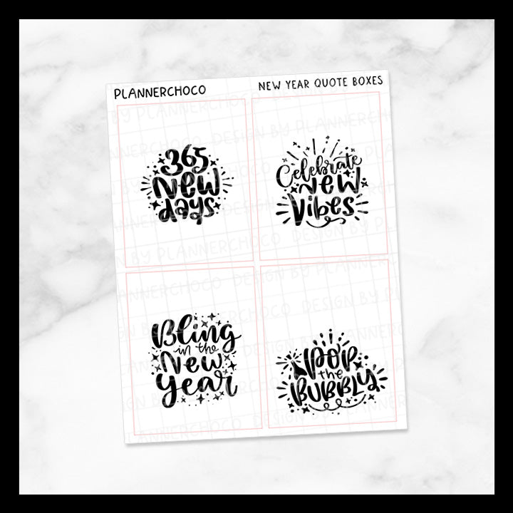 New Year / Quote Full Box 4.0 / Foiled