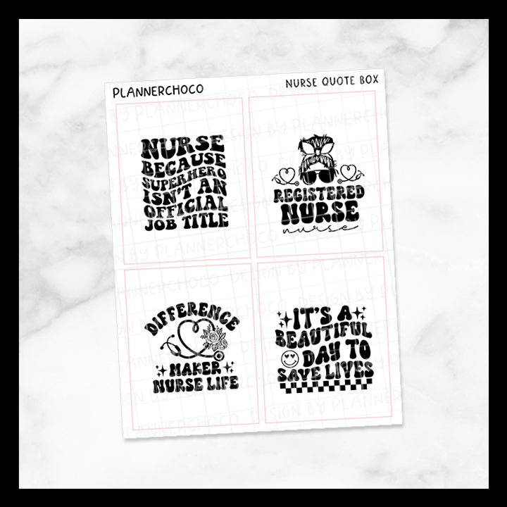 Nurse / Quote Full Box 5.0 / Foiled