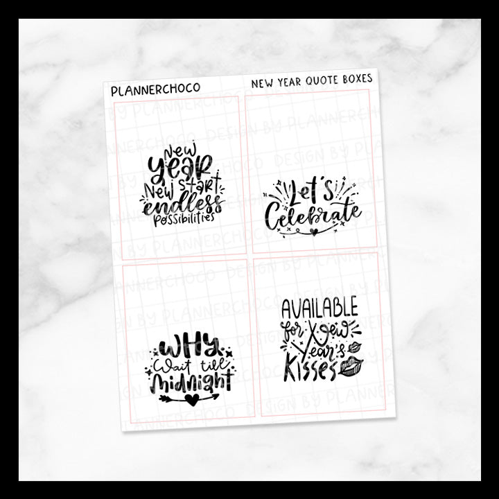 New Year / Quote Full Box 6.0 / Foiled