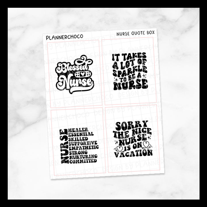 Nurse / Quote Full Box 6.0 / Foiled