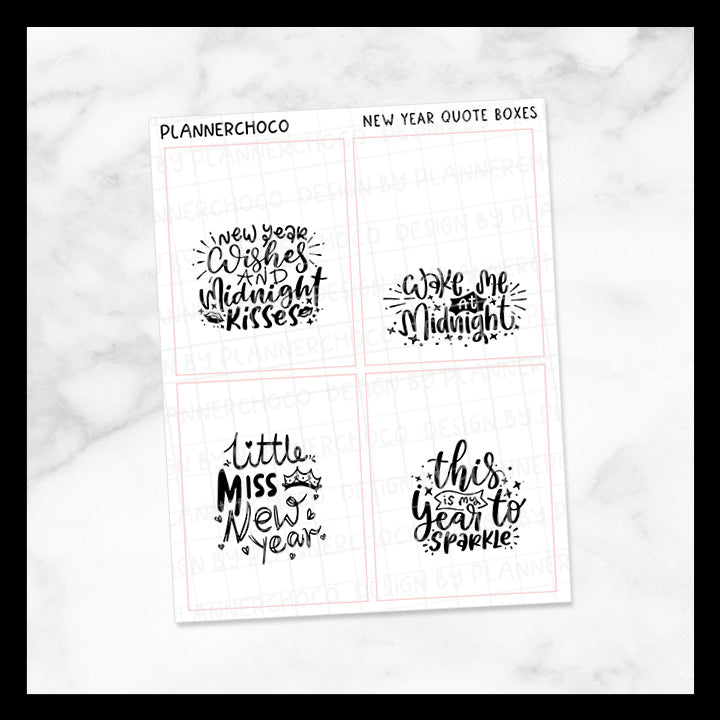 New Year / Quote Full Box 7.0 / Foiled