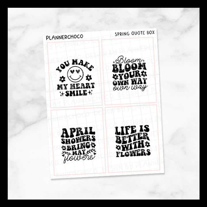 Spring / Quote Full Box 9.0 / Foiled
