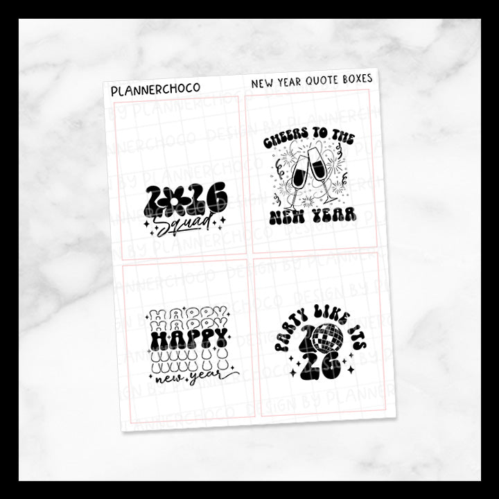 2026 New Year / Quote Full Box 6.0 / Foiled