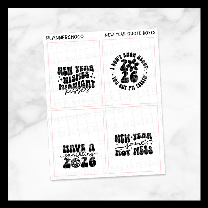 2026 New Year / Quote Full Box 7.0 / Foiled