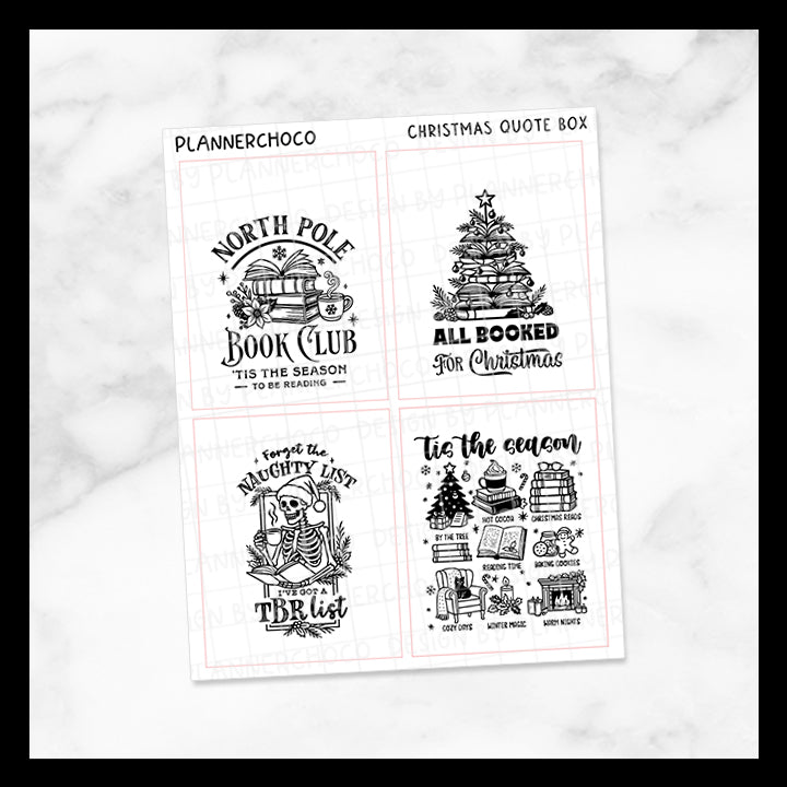 Christmas Reading / Quote Full Box 1.0 / Foiled