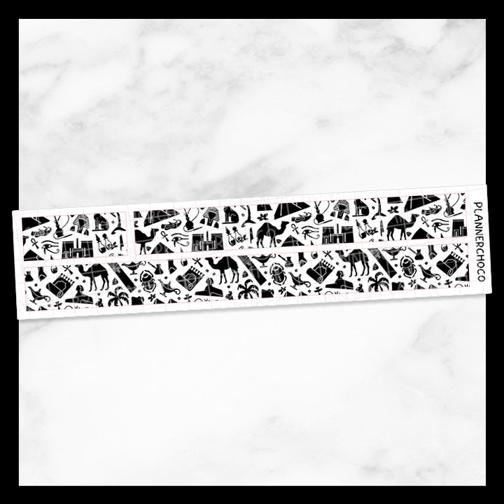 Egyptian / Pattern Washi 1.0 / Foiled