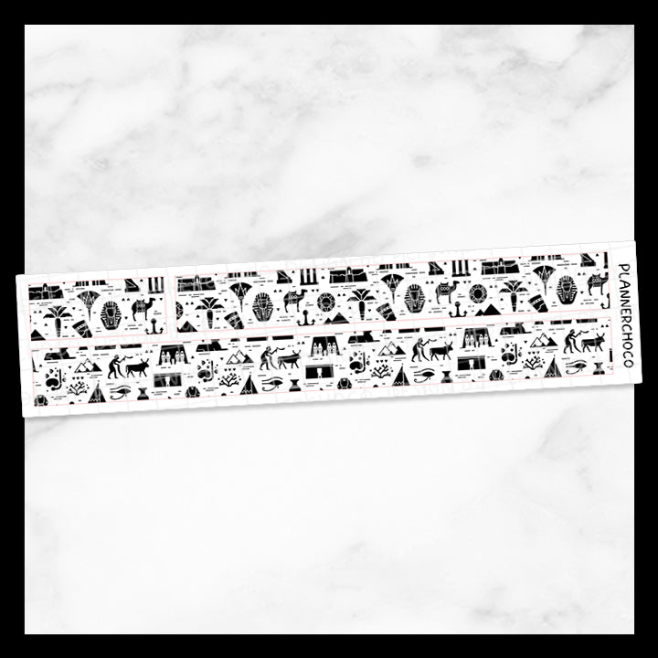 Egyptian / Pattern Washi 4.0 / Foiled