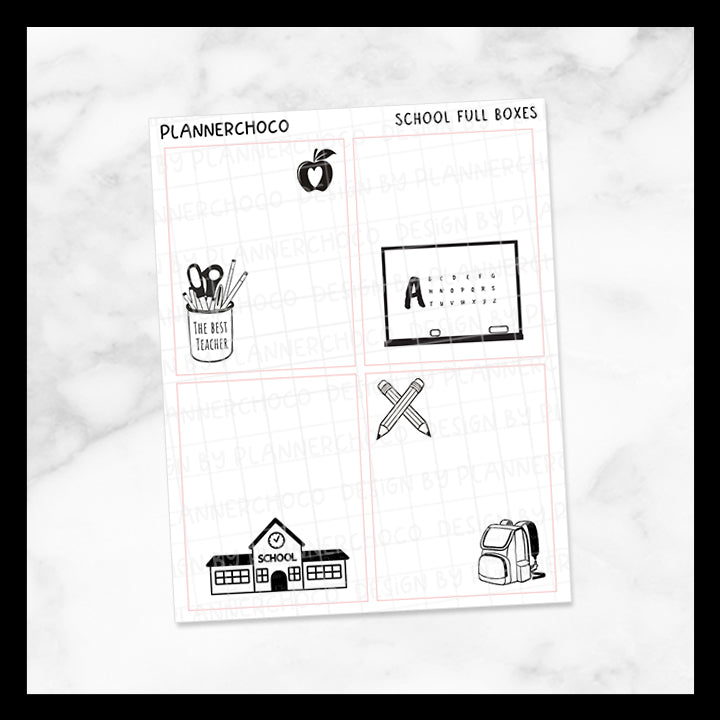 School / Deco Full Box / Foiled