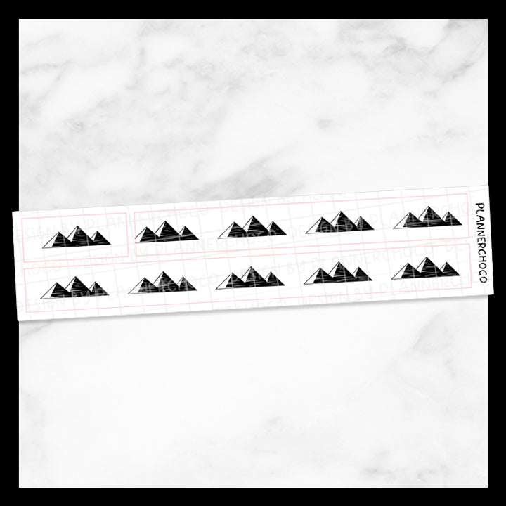 Pyramids / Solid Washi / Foiled