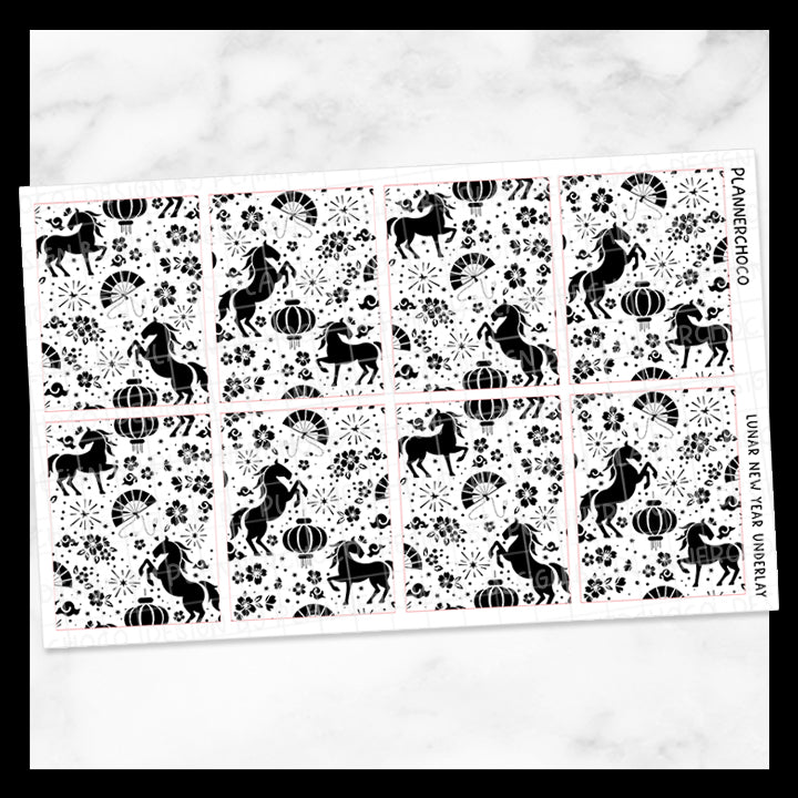 2026 Lunar New Year / Underlay / Foiled