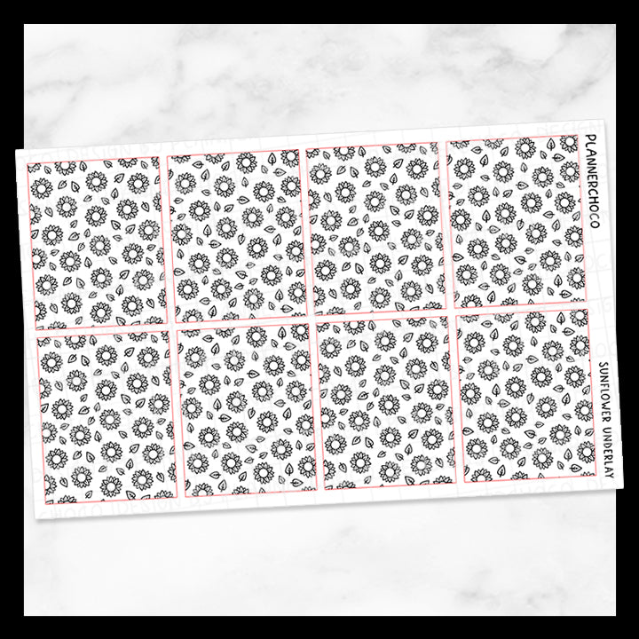 Sunflower / Pattern Underlay 3.0 / Foiled