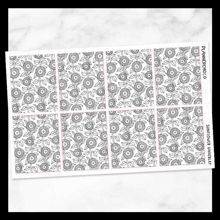 Sunflower / Pattern Underlay 4.0 / Foiled