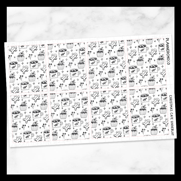 Christmas Cafe / Underlay 1.0 / Foiled