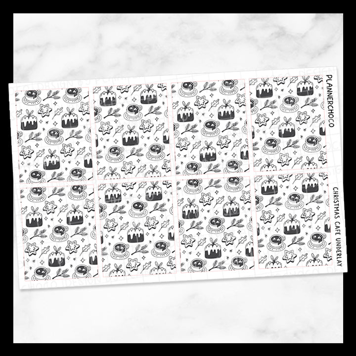 Christmas Cafe / Underlay 2.0 / Foiled