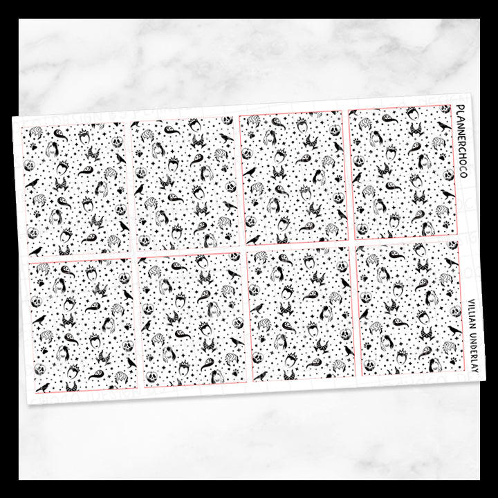 Villain / Confetti Underlay / Foiled