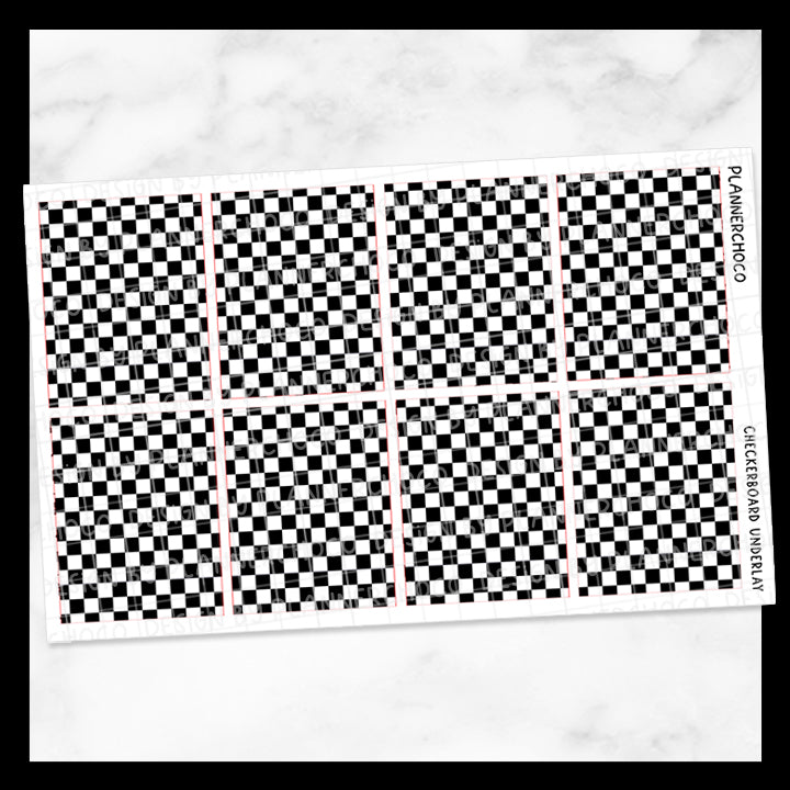 Checker / Underlay Box / Foiled