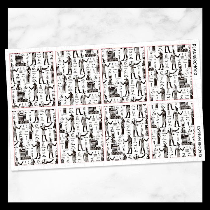 Egyptian Gods / Underlay / Foiled
