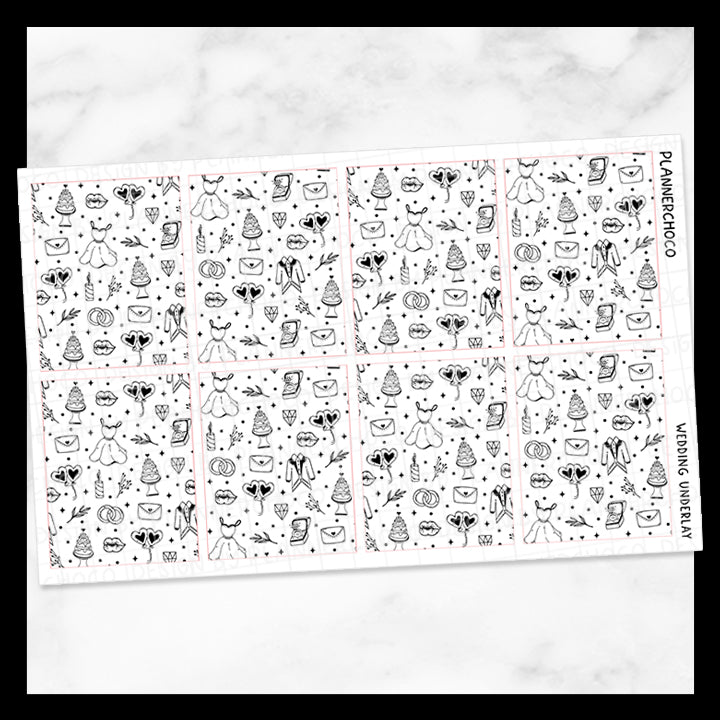 Wedding / Pattern Underlay 2.0 / Foiled