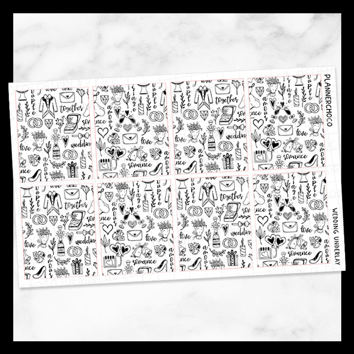 Wedding / Pattern Underlay 3.0 / Foiled