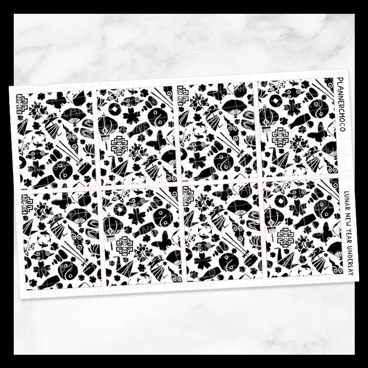 Lunar New Year / Pattern Underlay 3.0 / Foiled