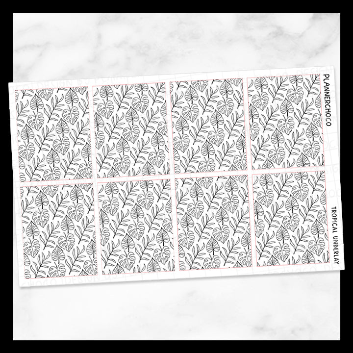 Tropical Leaves / Underlay 3.0 / Foiled
