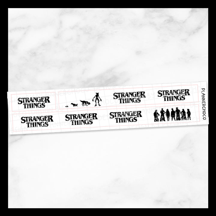 Stranger Thing / Washi 1.0 / Foiled