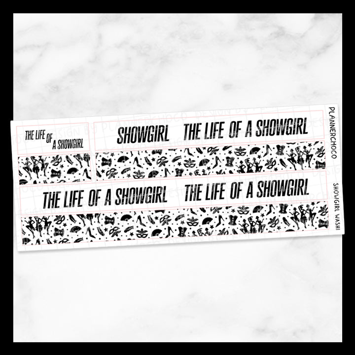 Showgirl / Washi 2.0 / Foiled