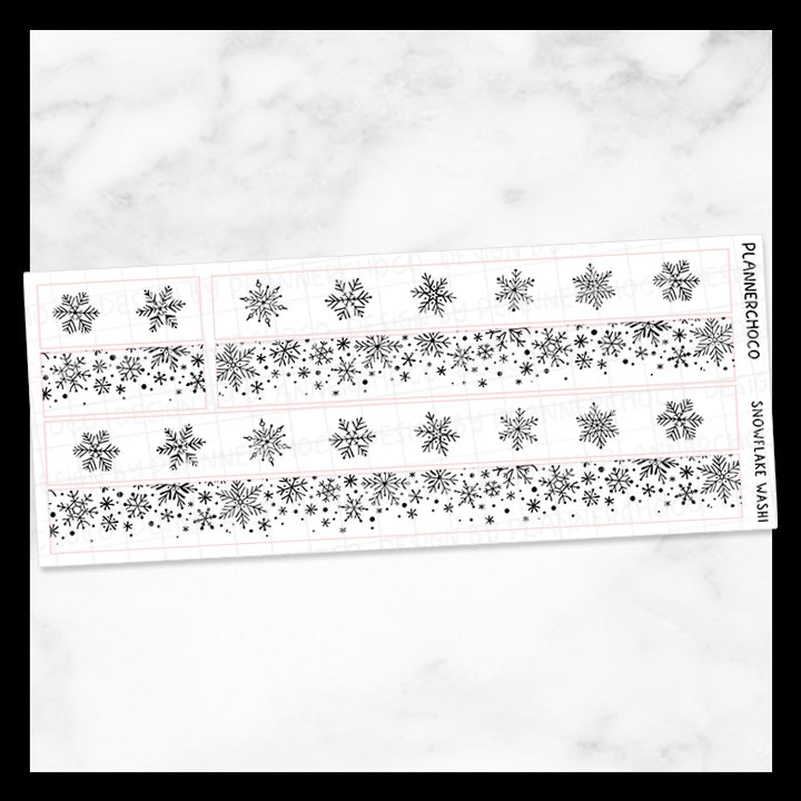 Snowflake / Washi 3.0 / Foiled