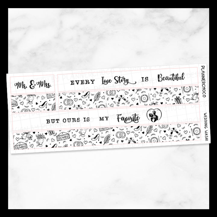 Wedding / Washi 2.0 / Foiled