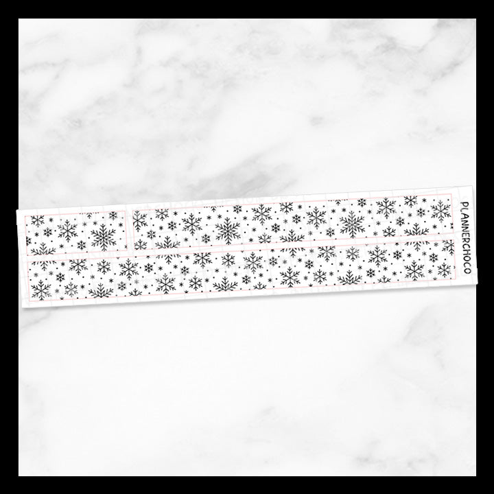 Snowflake / Pattern Washi 1.0 / Foiled