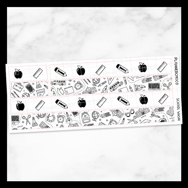 School / Washi 3.0 / Foiled