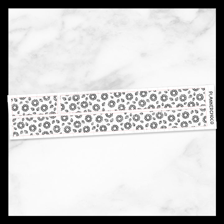 Sunflower / Pattern Washi 3.0 / Foiled