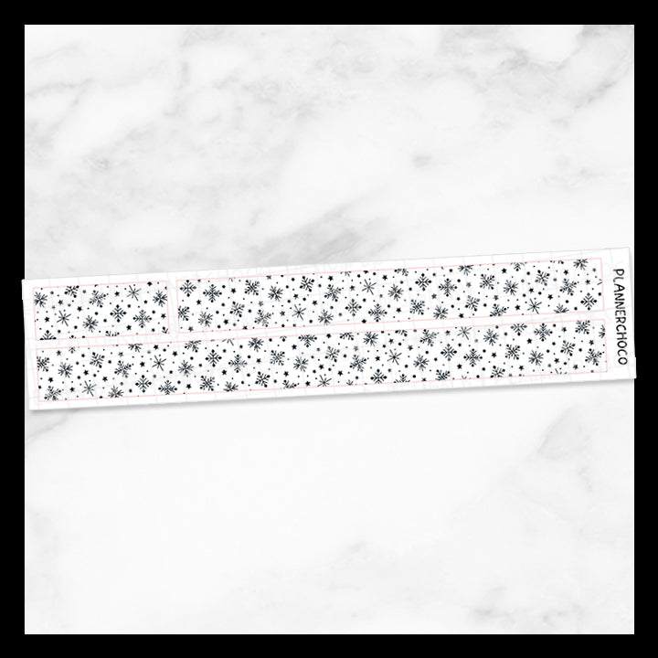 Snowflake / Pattern Washi 6.0 / Foiled