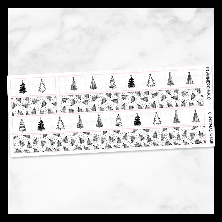 Christmas Tree / Washi / Foiled