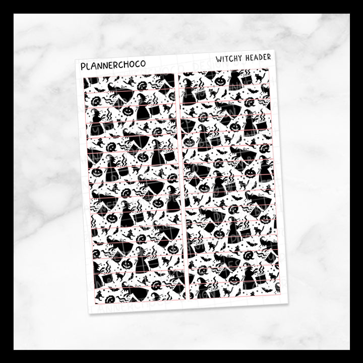 Witchy / Pattern Header 1.0 / Foiled
