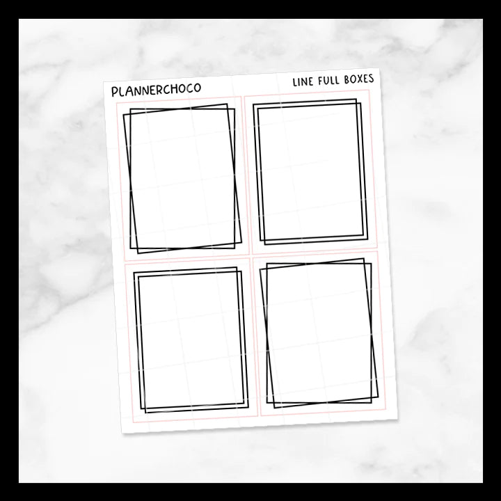Basic / Line Full Box 2.0 / Foiled – plannerchoco